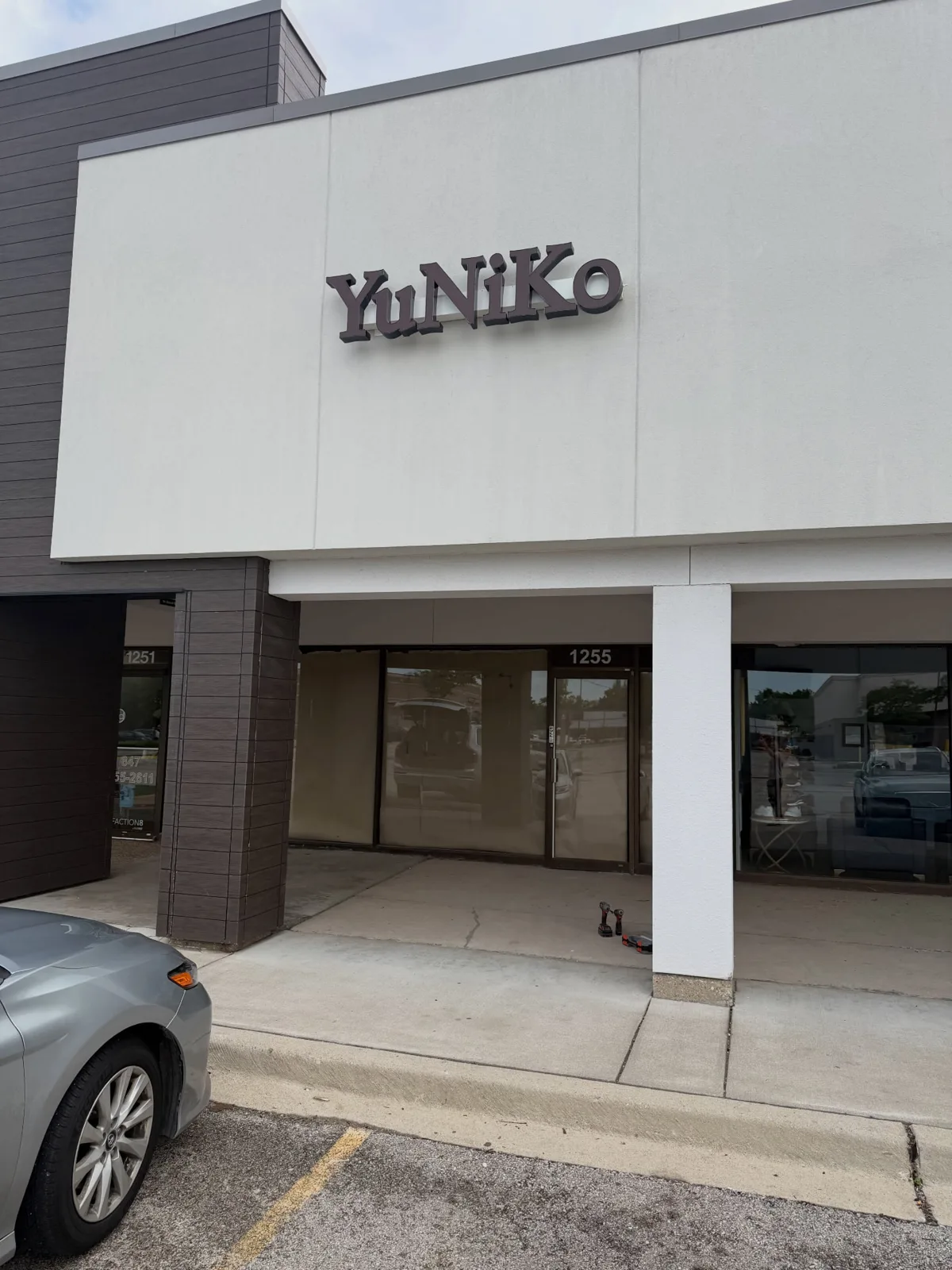Channel Letter Sign for YuNiKo in Buffalo Grove installed in Buffalo Grove, IL
