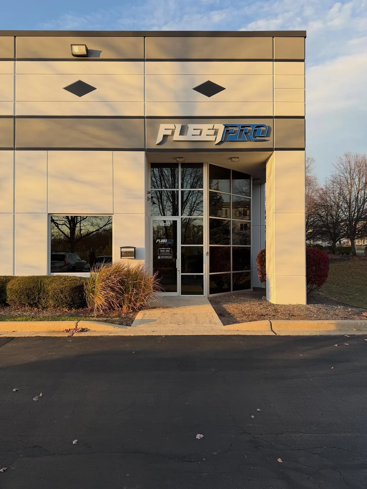 Non-Illuminated 3D Letter Sign for FleetPro in Hanover Park installed in Hanover Park, IL