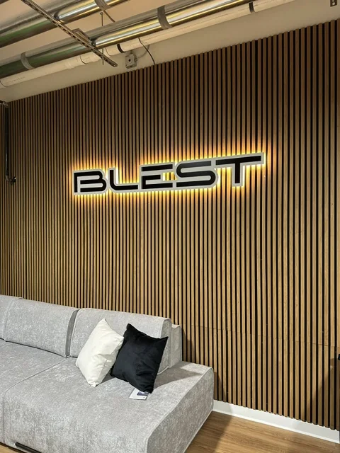 Halo-Lit Channel Letters for BLEST installed in Chicago, IL
